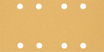 EXPERT C470 Sandpaper with 8 holes for Orbital Sanders 93 x 186 mm, G 80 10-pc