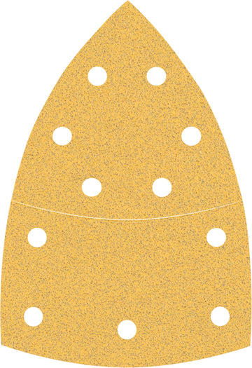 EXPERT C470 Sandpaper with 11 holes for Multi Sanders 102 x 62 mm, 93 mm, G 80 10-pc