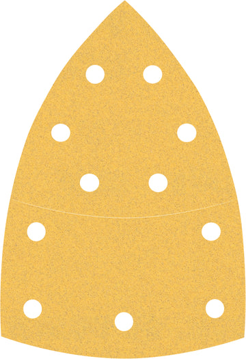 EXPERT C470 Sandpaper with 11 holes for Multi Sanders 102 x 62 mm, 93 mm, G 120 10-pc