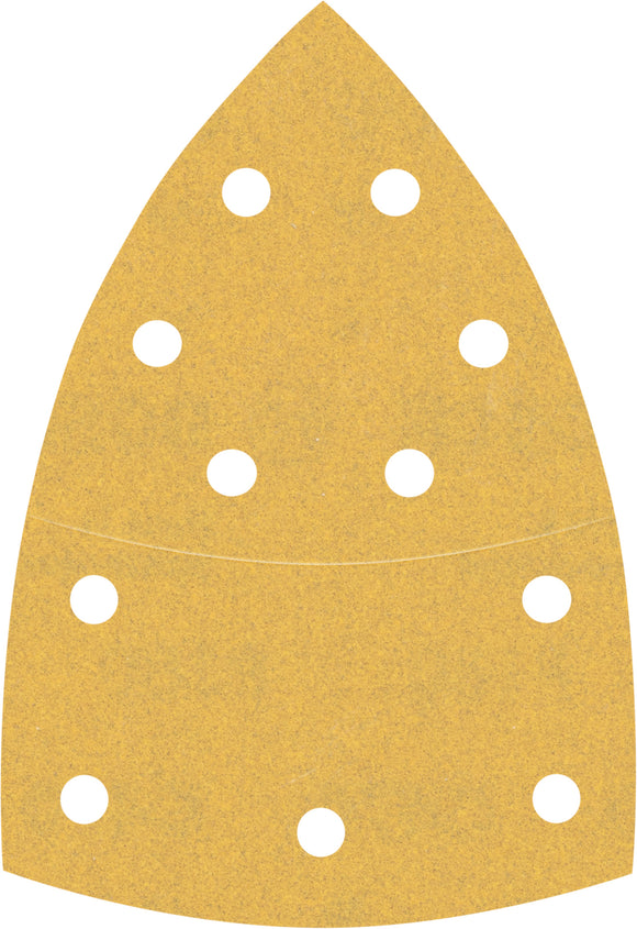 EXPERT C470 Sandpaper with 11 holes for Multi Sanders 102 x 62 mm, 93 mm, G 120 10-pc