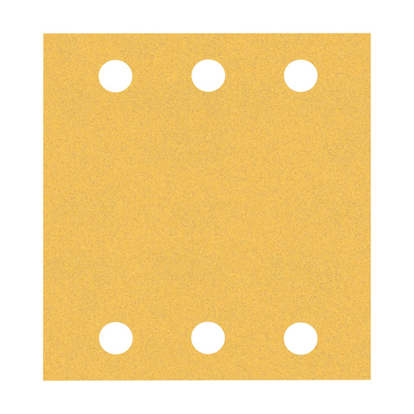 EXPERT C470 Sandpaper with 6 holes for Orbital Sanders 115 x 107 mm, G 120 10-pc - image 01