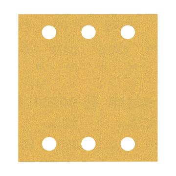 EXPERT C470 Sandpaper with 6 holes for Orbital Sanders 115 x 107 mm, G 180 10-pc - image 01