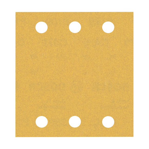 EXPERT C470 Sandpaper with 6 holes for Orbital Sanders 115 x 107 mm, G 180 10-pc - image 01
