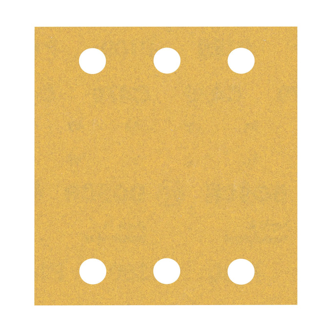 EXPERT C470 Sandpaper with 6 holes for Orbital Sanders 115 x 107 mm, G 180 10-pc - image 01