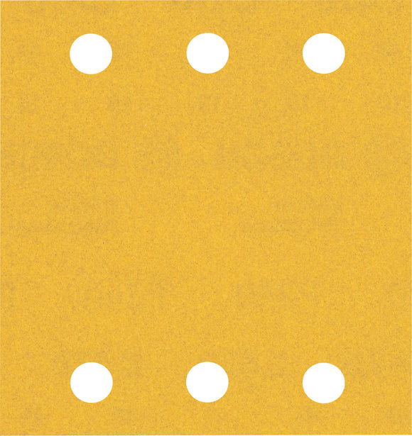 EXPERT C470 Sandpaper with 6 holes for Orbital Sanders 115 x 107 mm, G 240 10-pc