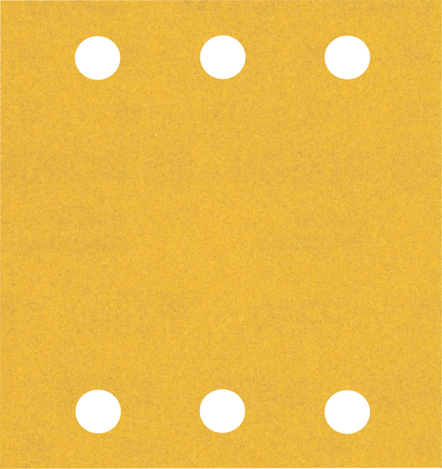 EXPERT C470 Sandpaper with 6 holes for Orbital Sanders 115 x 107 mm, G 240 10-pc