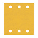 EXPERT C470 Sandpaper with 6 holes for Orbital Sanders 115 x 107 mm, G 240 10-pc - image 01