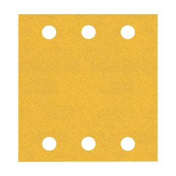 EXPERT C470 Sandpaper with 6 holes for Orbital Sanders 115 x 107 mm, G 240 10-pc - image 01