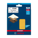 EXPERT C470 Sandpaper with 6 holes for Orbital Sanders 115 x 107 mm, G 240 10-pc - image 02