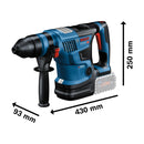 Bosch Cordless Rotary Hammers 4KG GBH 18V-34 CF Solo excl Battery & Charger - image 03
