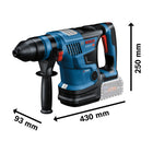 Bosch Cordless Rotary Hammers 4KG GBH 18V-34 CF Solo excl Battery & Charger - image 03