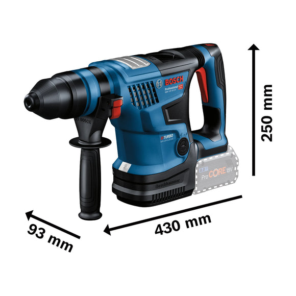Bosch Cordless Rotary Hammers 4KG GBH 18V-34 CF Solo excl Battery & Charger - image 03