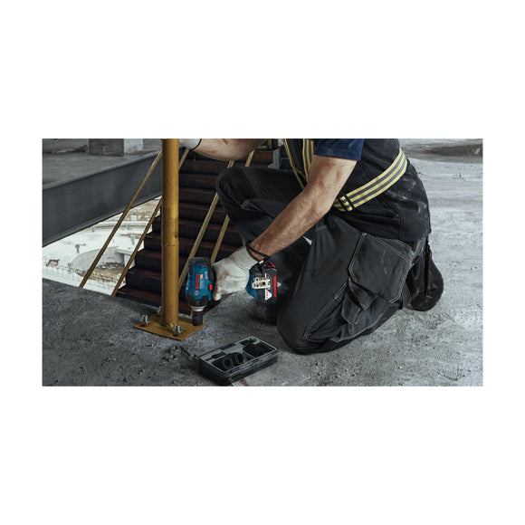 Bosch Cordless Combo GDS 18V-400 + GSB 18V-50 + 1x5.0 Ah + 1x2.0 Ah + GAL 18V-40, case - image 05