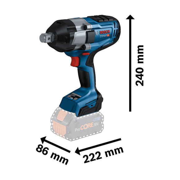 Bosch Cordless Impact Wrench GDS 18V-1050 H incl 2x8.0Ah ProC Batteries - image 04