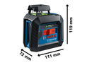 Bosch Self Leveling Green Beam Line Laser GLL 2-20 G-3