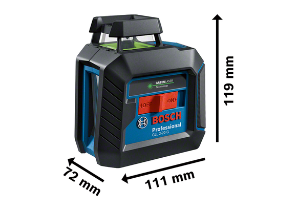 Bosch Self Leveling Green Beam Line Laser GLL 2-20 G
