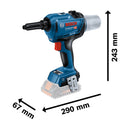 Bosch Cordless Rivet Gun GRG 18V-16 C Solo excl Battery & Charger - image 03