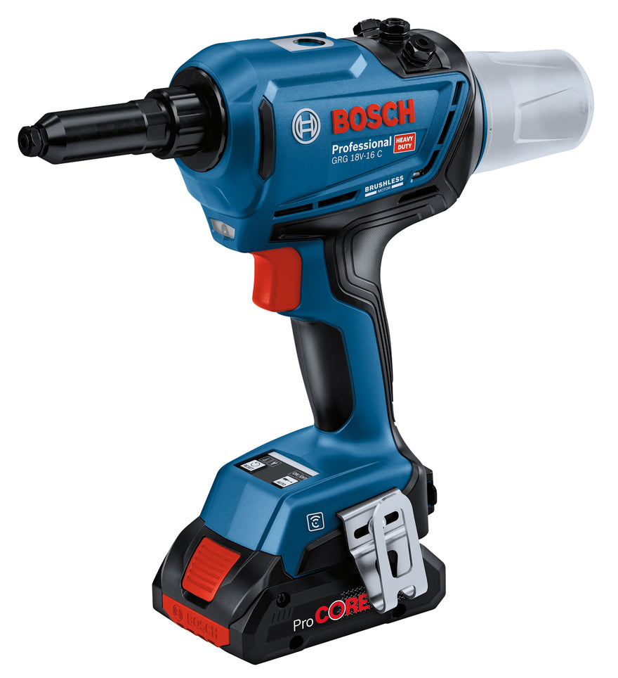 Bosch Cordless Rivet Gun GRG 18V-16 C Solo excl Battery & Charger