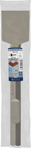 PRO HEX-4C Spade Chisel 28 mm, 80 x 400 mm - 0