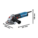 Bosch Small Angle Grinder GWS 17-125 S - image 02