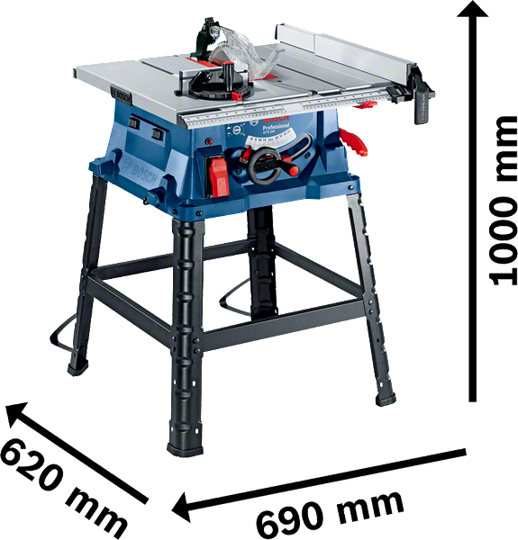Bosch Table Saw GTS 254 incl. stand