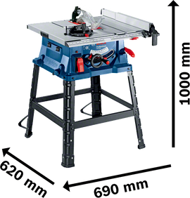 Bosch Table Saw GTS 254 incl. stand - 0