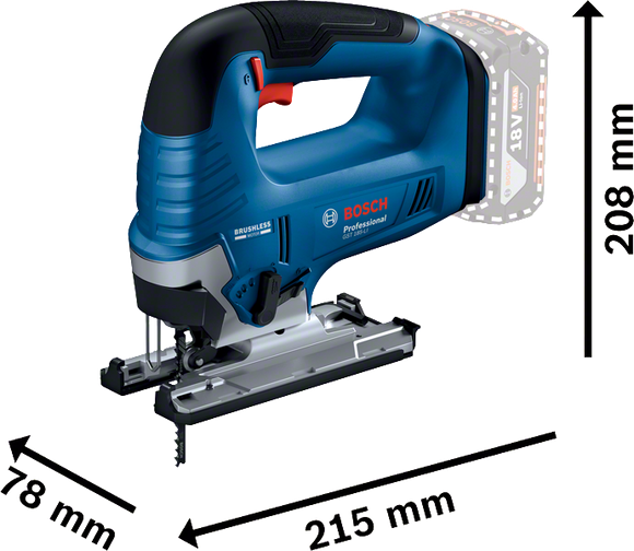 Bosch Cordless Jig Saw GST 185-LI Solo excl Battery & Charger