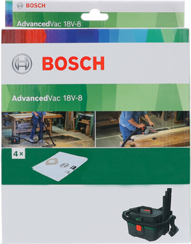 Bosch Dust Bag Fleece Bag, 4 pieces - 0