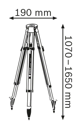 Bosch Building Tripod BT 170 HD - 0