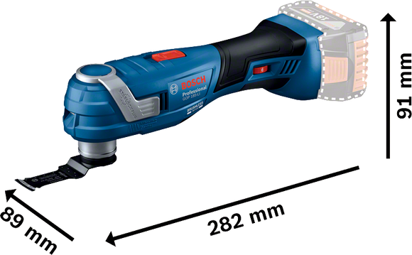 Bosch Cordless Multicutter GOP 185-LI Solo excl Battery & Charger