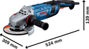 Bosch Large Angle Grinder GWS 30-180 PB-8