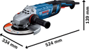 Bosch Large Angle Grinder GWS 30-230 PB-8