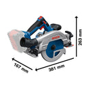 Bosch Cordless Circular Saw GKS 18V-57-2 GX Solo excl Battery & Charger - image 03