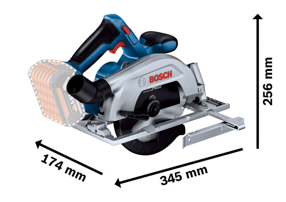 Bosch Cordless Circular Saw GKS 185-LI Solo excl Battery & Charger