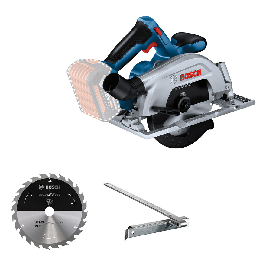 Bosch Cordless Circular Saw GKS 185-LI Solo excl Battery & Charger - 0