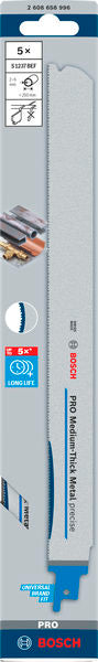 PRO S1237BEF Medium-PRO Medium-Thick Metal precise S1237BEF Blade, 1.1 x 25 x 300 mm, 5 pcs
Thick Metal precise Blade, 1.1x25x 300mm, 5 pcs - 0
