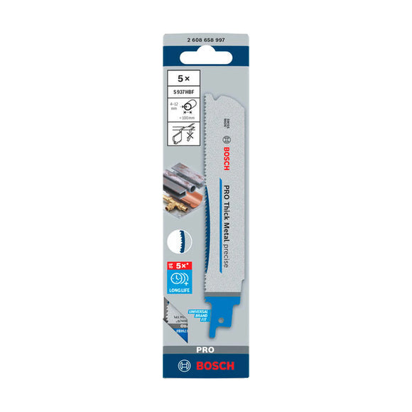 PRO Thick Metal precise S937HBF Blade, 1.1 x 25 x 150 mm, 5 pcs - image 01