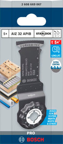 Bosch PRO AIZ 32 APIB Plunge Cut Blade, 32 x 50 mm, 5 pcs-2