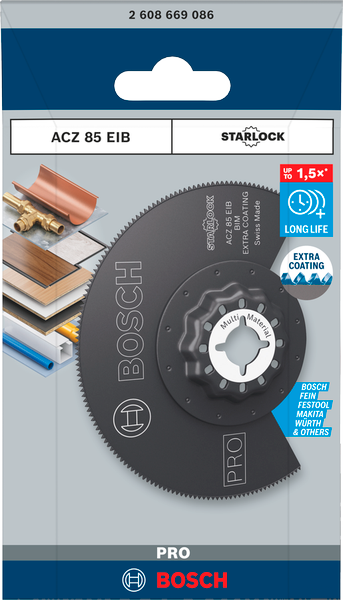 Bosch PRO ACZ 85 EIB Multitool Blade, 85 mm