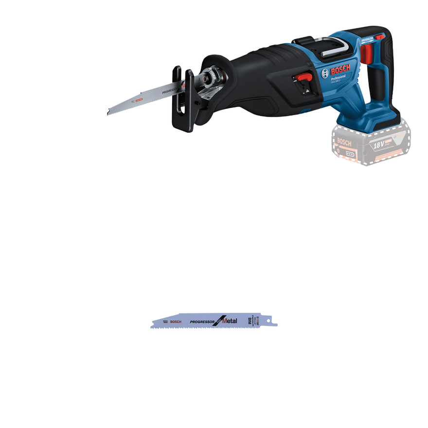 Bosch Cordless Sabre Saw/Recipsaw GSA 185-LI Solo excl Battery & Charger - 0