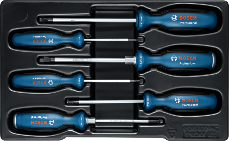 Bosch 6pc Screwdriver Set mixed