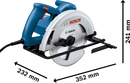 Bosch Circular Saw GKS 130-9