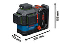 Bosch Self Levelling Line Laser GLL 18V-120-33 CG-3
