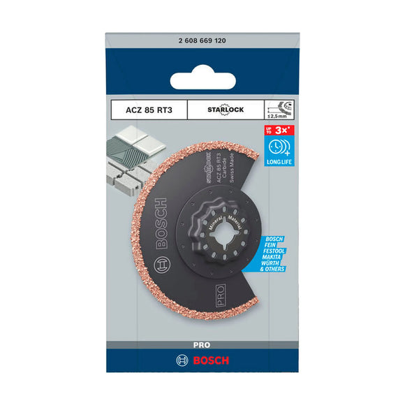 Bosch PRO ACZ 85 RT3 Multitool Blade, 85 x 2.5 mm - image 02
