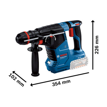 Bosch Cordless Rotary Hammers 1-2KG GBH 187-LI Solo excl Battery & Charger - image 02
