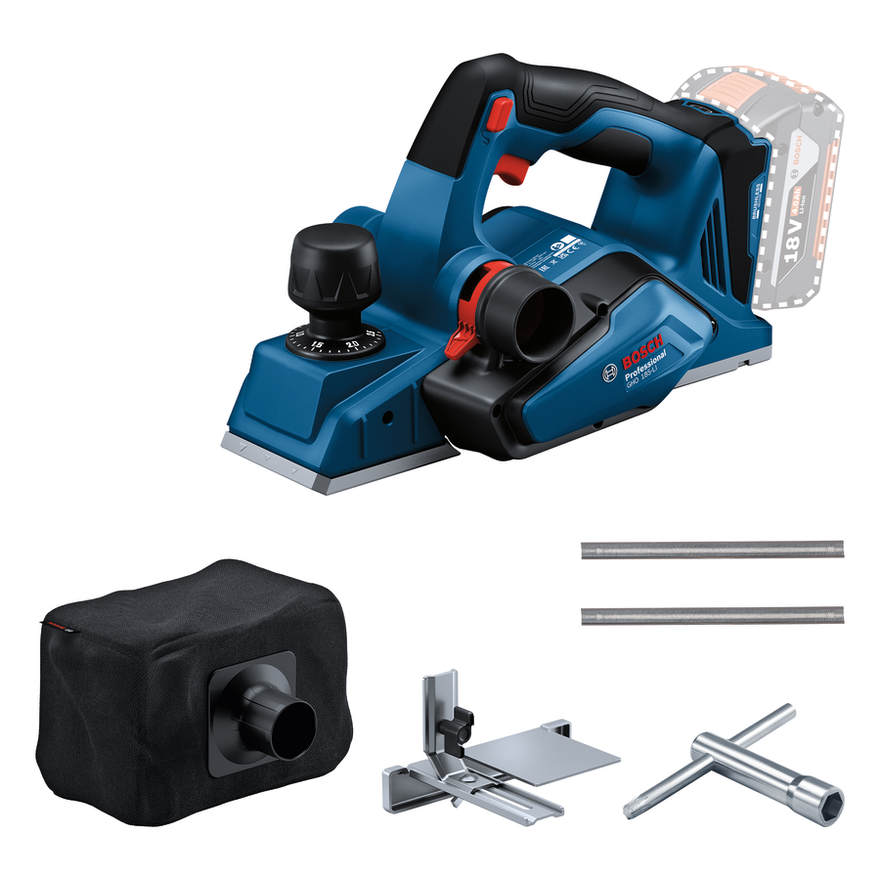 Bosch Cordless Planer GHO 185-LI / GHO 18V-26 Solo excl Battery & Charger - 0
