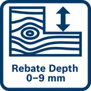 Bosch Cordless Planer GHO 185-LI / GHO 18V-26 Solo excl Battery & Charger-11