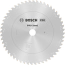 PRO Steel Circular Saw Blade, Corded, 254 x 2.2 x 25.4 mm, T52-1