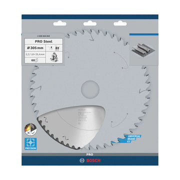 PRO Steel Circular Saw Blade, Corded, 305 x 2.2 x 25.4 mm, T60 - image 02