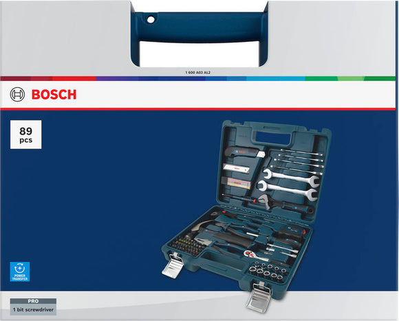 Bosch Hand Tool Mixed Set, 89 pcs
